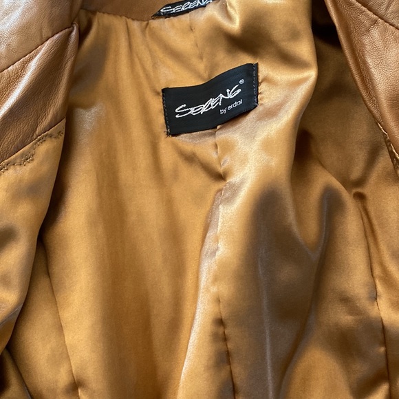 Womens leather Sereng jacket. - Picture 11 of 13